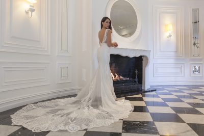 2025 Lace Edge Detail Wedding Dress Melbourne