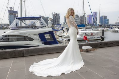 2025 Sheer Back Wedding Dress Melbourne