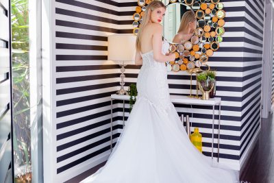 2025 Mermaid pearl beaded wedding gown Melbourne