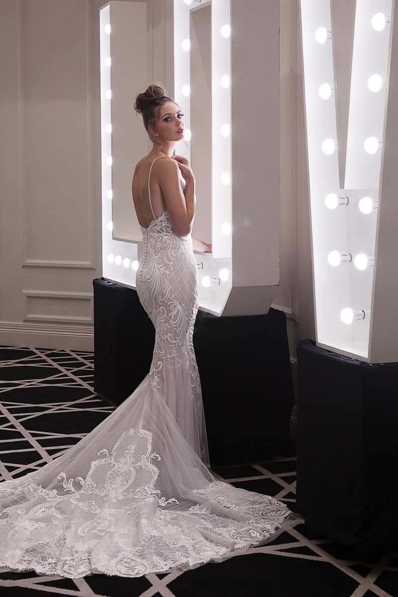 Lace Backless Wedding Dress Melbourne