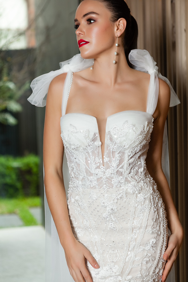 custom lace wedding dress Melbourne