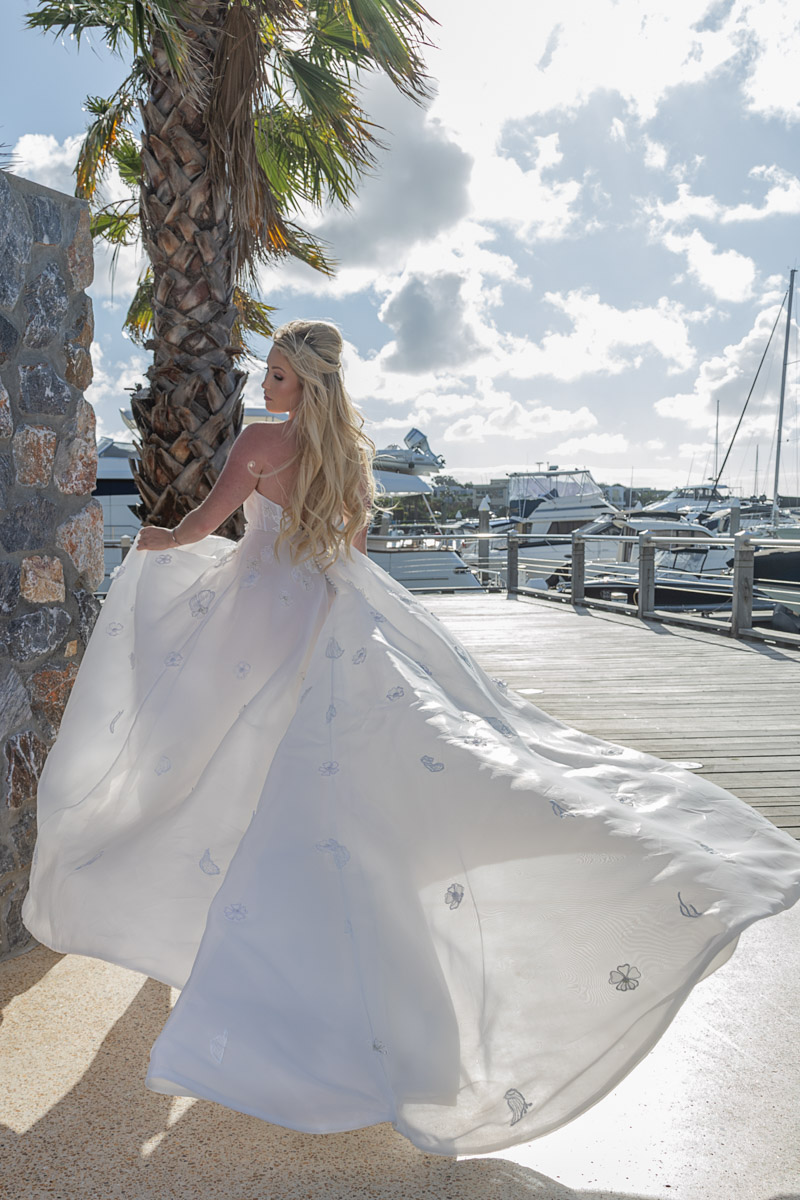romantic wedding gown Melbourne